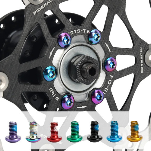 12pcs titanium disc brake - titanium,